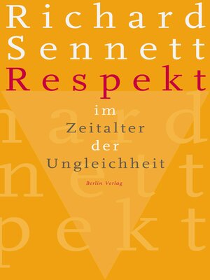 cover image of Respekt im Zeitalter der Ungleichheit